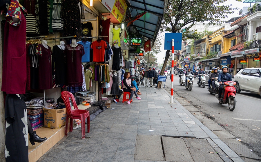 Lấy hàng quần áo tại Hà Nội ở Hàng Ngang, Hàng Đào