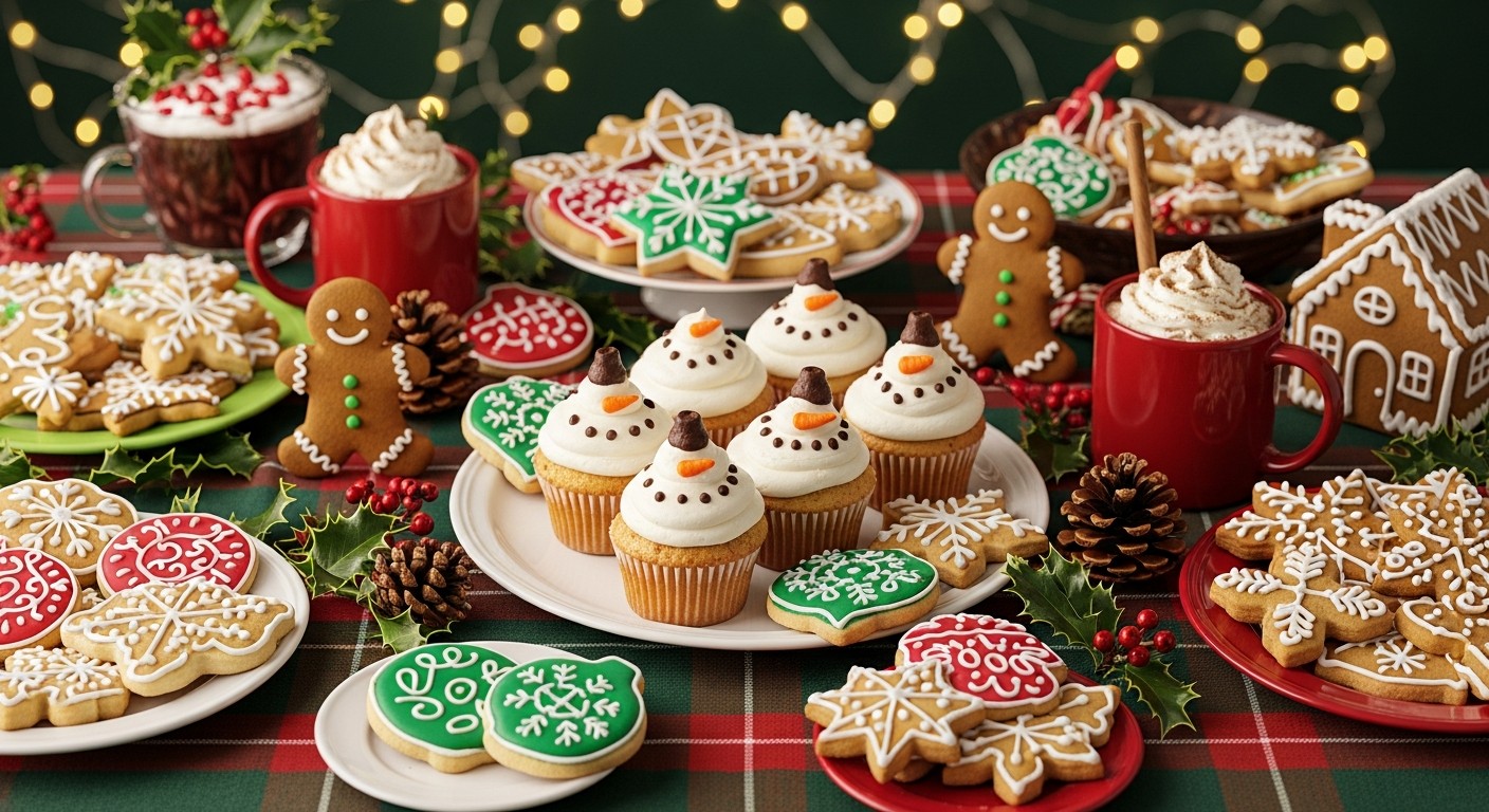 Kinh doanh bánh và đồ ngọt chủ đề Noel